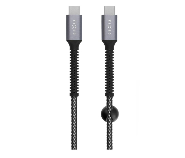 FIXED Armor Kabel USB-C/USB-C 1,2 m 240W szary - 1249109 - zdjęcie